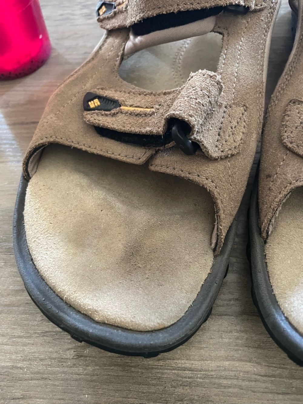 Columbia Trail storm Hiker 3 Strap Beige Suede outdoor climbing hiking sandals - Picture 8 of 9